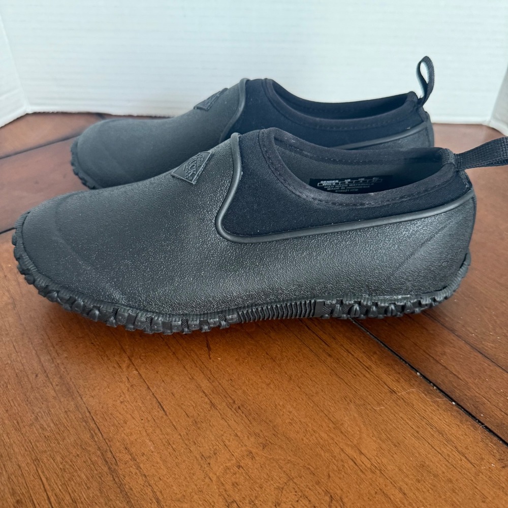 Muck Boot Company Muckster II Low‎ Black Waterproof Garden Shoes Womens 6 010021